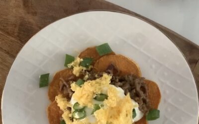 Loaded Sweet Potatoes